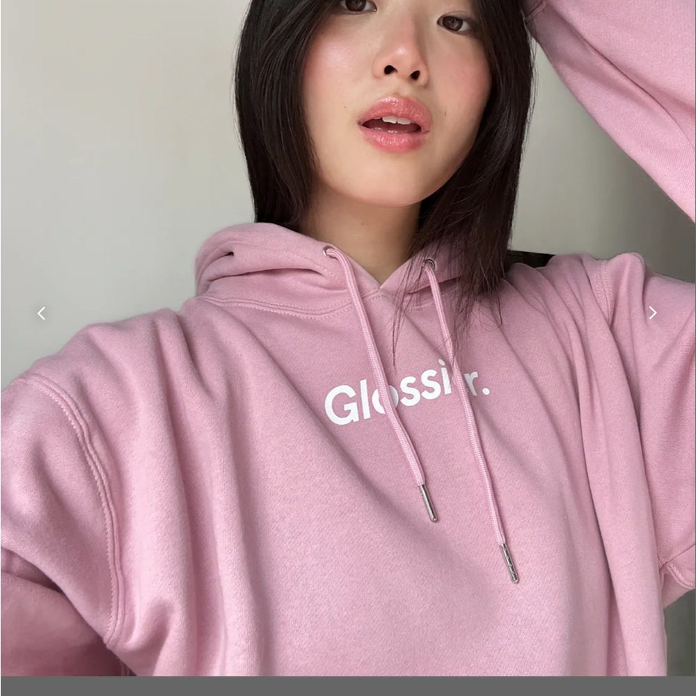 Glossier Pink Hoodie